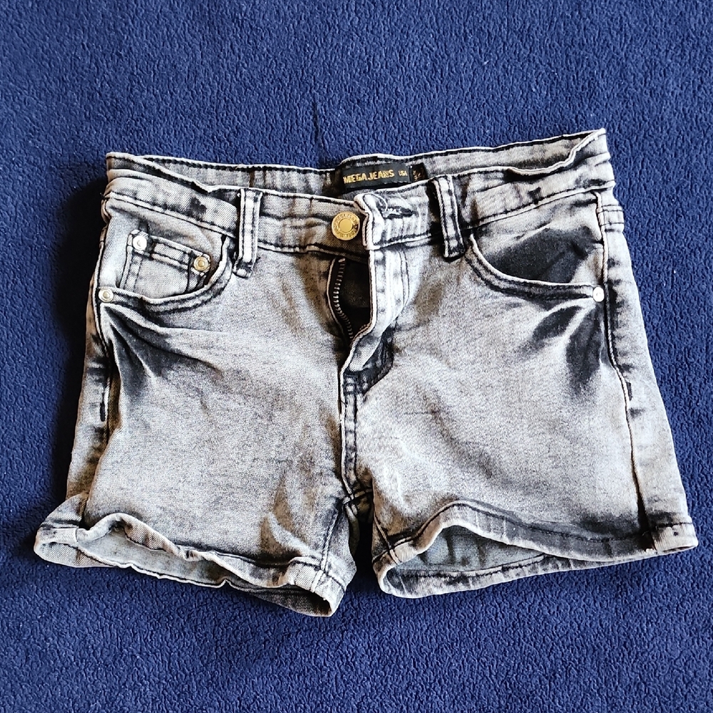 Girl's Gray Denim Shorts